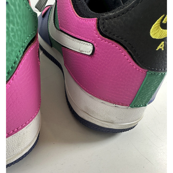Nike Air Force 1/1 Multi Customizable Sneakers DB2576 Colorblock Shoes US Size 9 - Picture 13 of 16